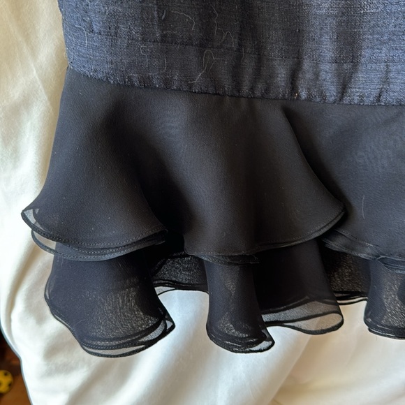 Dennis Basso silk dress size 10 - Picture 8 of 11